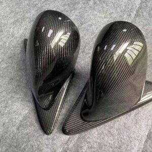 Twin Weave Carbon Fiber Spoon Style Wing  Mirrors