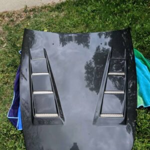 Honda s2000 VIS Carbon Fiber hood terminator style.