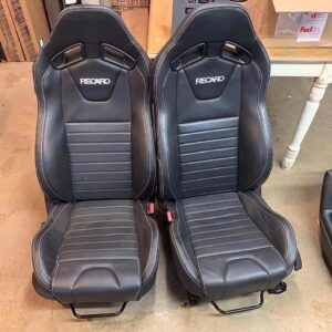 recaro leather seats