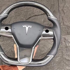 Tesla original Model 3/Y Customize Sport Round Heating Steering Wheel.