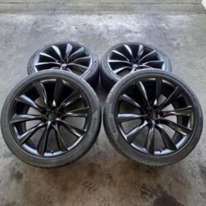 4x Tesla model X 22 inch wheels rims factory oem pirelli tires turbine w sensors.