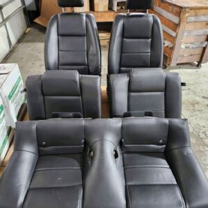 2007  Mustang Coupe black leather seats front and rear set.