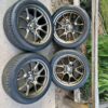 This is a staggered setup and will fit Chargers and Challengers.