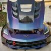 Partial Carbon fiber glass hood brand new