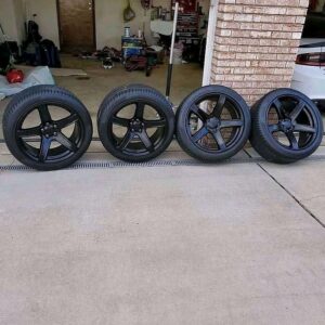 2018 OEM Hellcat wheels Clean used Pirelli tires and TPMS included.