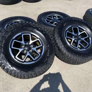 17" Jeep Wrangler Rubicon OEM wheel rim Gladiator spare A/T3 2024 2025 NEW.