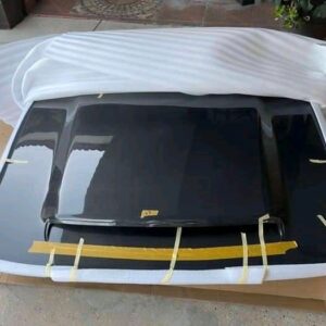 Dodge challenger hood Carbon fiber style.