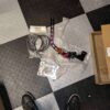 Dual caliper brackets lines and hand break for 1994 to 2004 mustang new