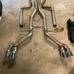 AWE full track exhaust off 2018 zl1 1LE Camaro.