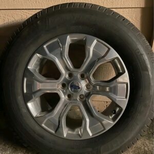 Original Ford Chrome 20” F-150 wheels  includes Michelin Lt275/65r20/10 tires.