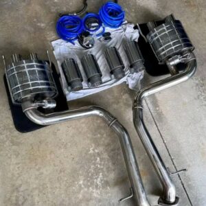 Lexus RCF Meisterschaft full valved catback exhaust Complete catback system.