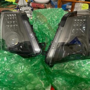 CTSV2 satin black headlights with tinted drl! for sale